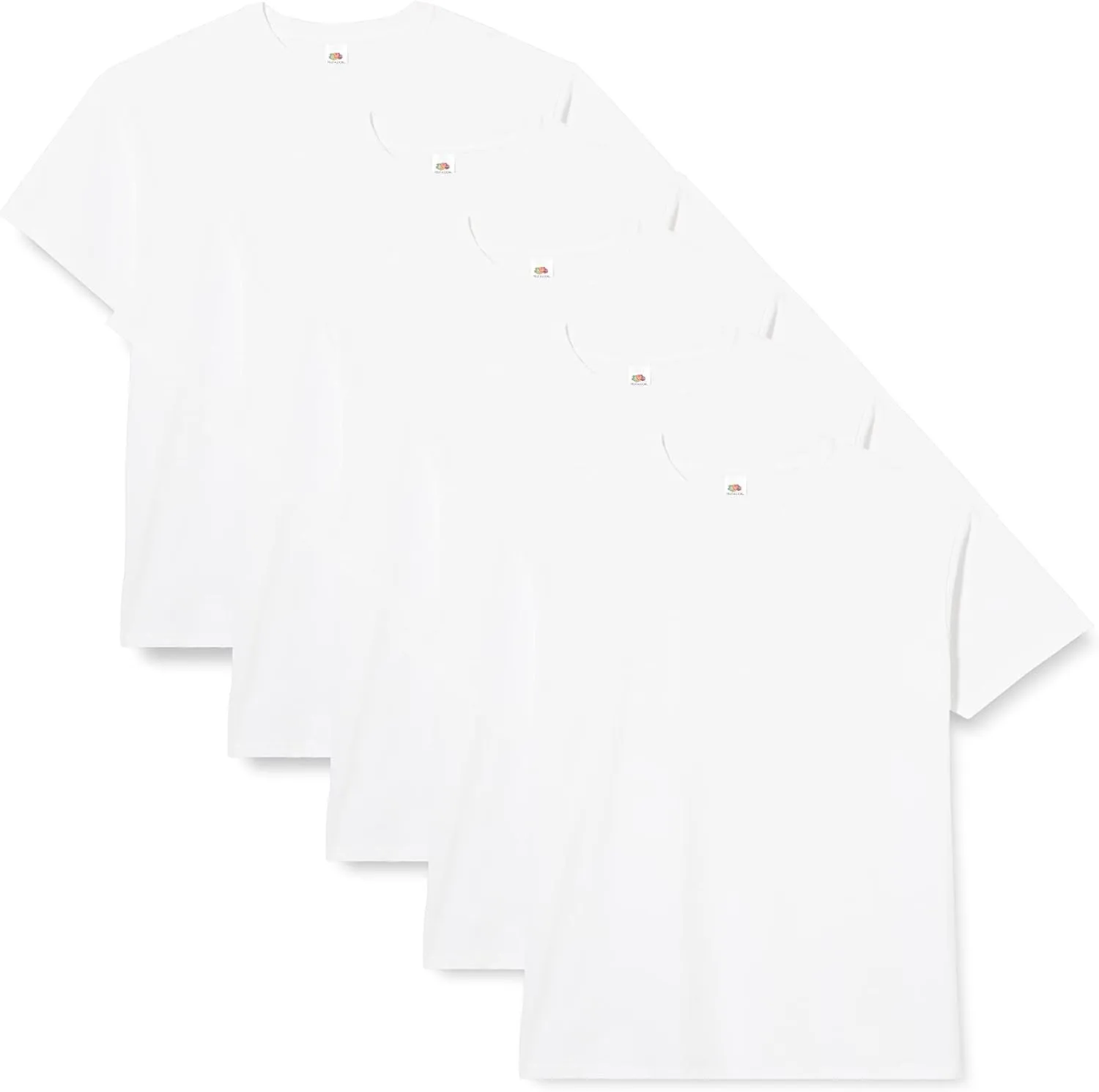 Bild von Fruit of the Loom Herren Super Premium T-Shirt im 5er Pack mit kurzen Ärmeln