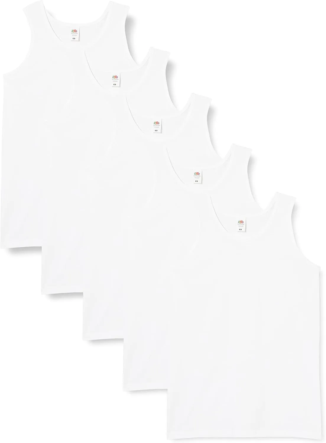 Bild von Fruit of the Loom Herren Unterhemd in verschiedenen Größen bis 5XL und Farbsets im 1er oder 5er Pack