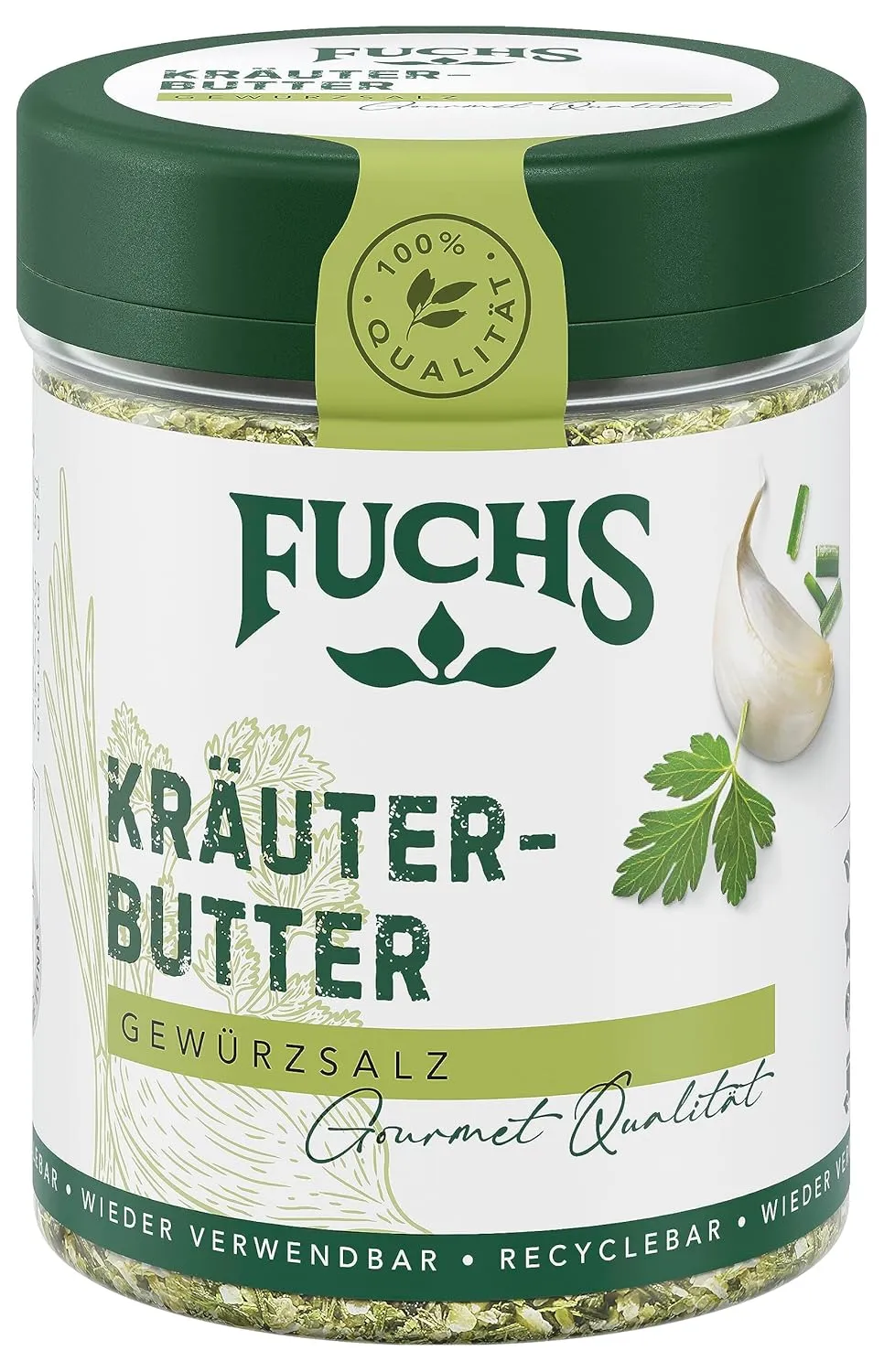 Bild von Fuchs Gewürze Kräuterbutter Gewürzsalz in 60 g Dose