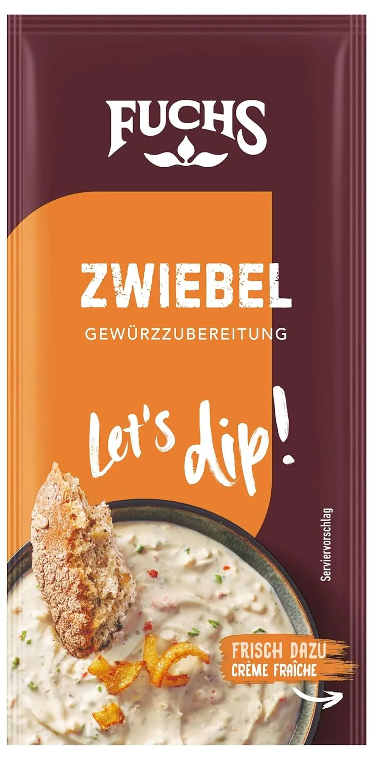 Bild von Fuchs Gewürze Let's Dip Zwiebeldip Gewürz 10 g Beutel