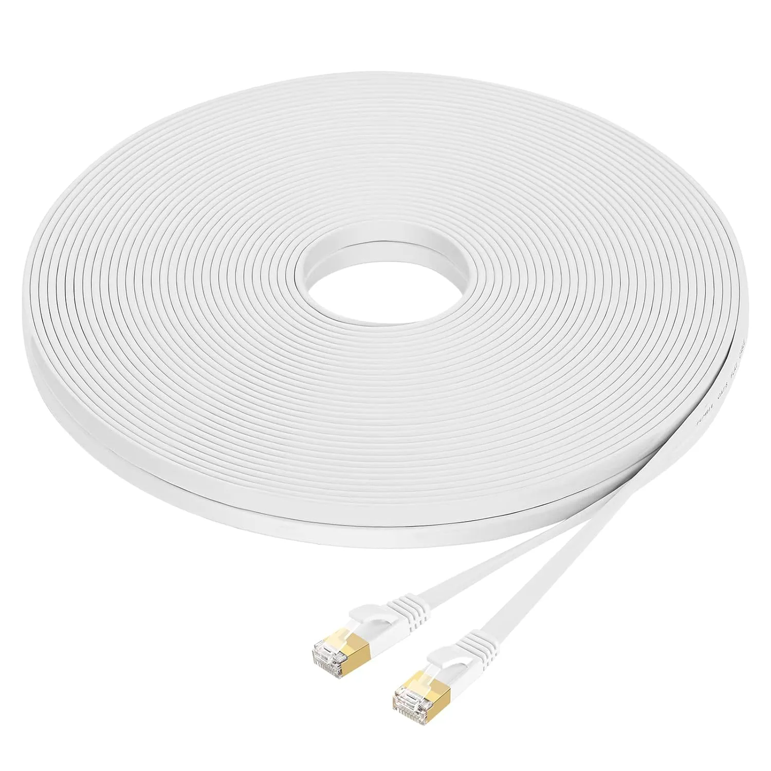 Bild von Fumitt Cat 8 Ethernet Kabel mit 30m Länge, 40Gbps Geschwindigkeit und RJ45 Anschluss (weiß)