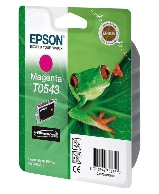 Bild von Epson T0549 Tintenpatrone Frosch, Singlepack blau