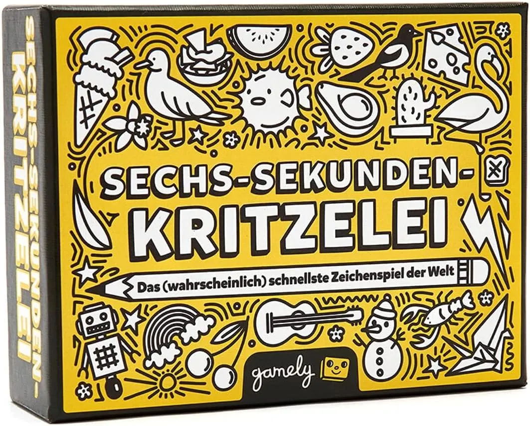 Bild von Gamely Sechs-Sekunden-Kritzelei Familienfreundliches Zeichenspiel für alle Altersgruppen