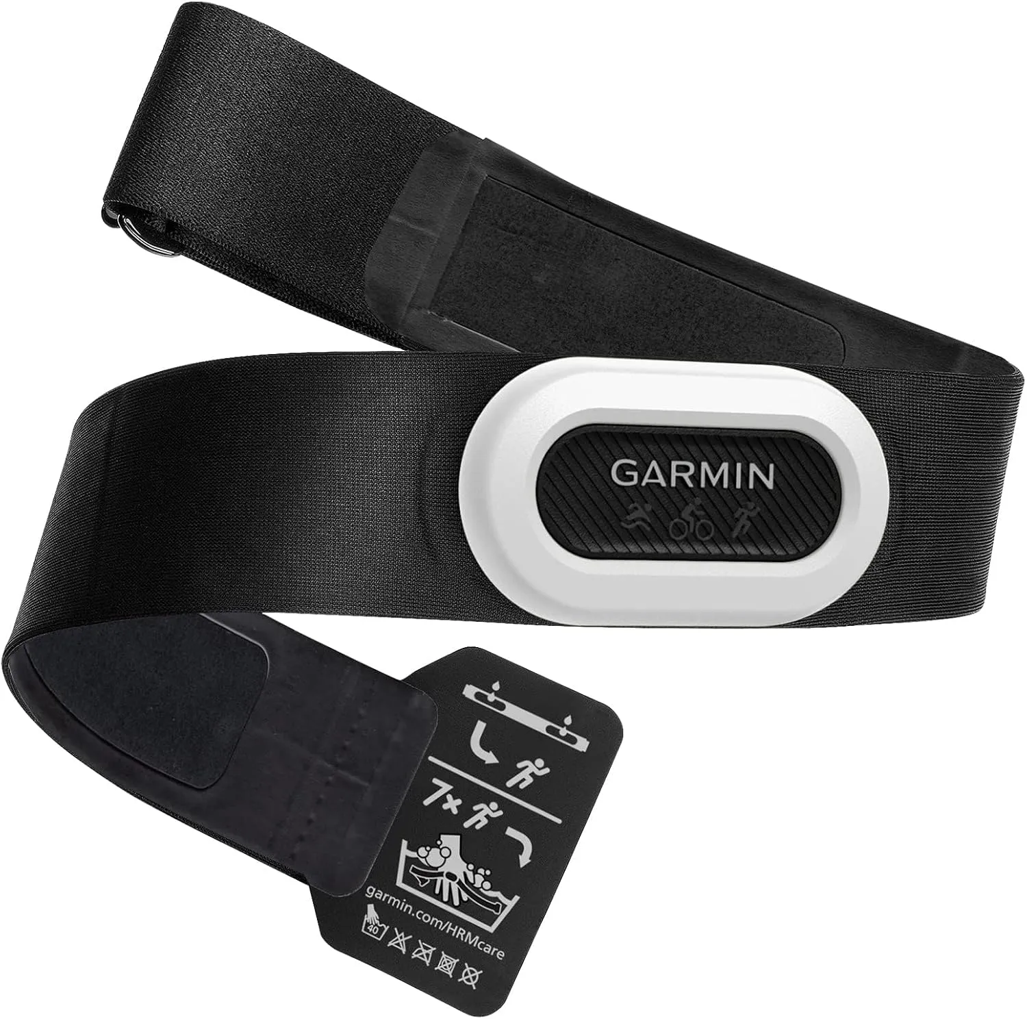 Bild von Garmin HRM-Pro Plus Brustgurt zur Herzfrequenzmessung mit Laufdatenanalyse und Bluetooth-Technologie in Schwarz