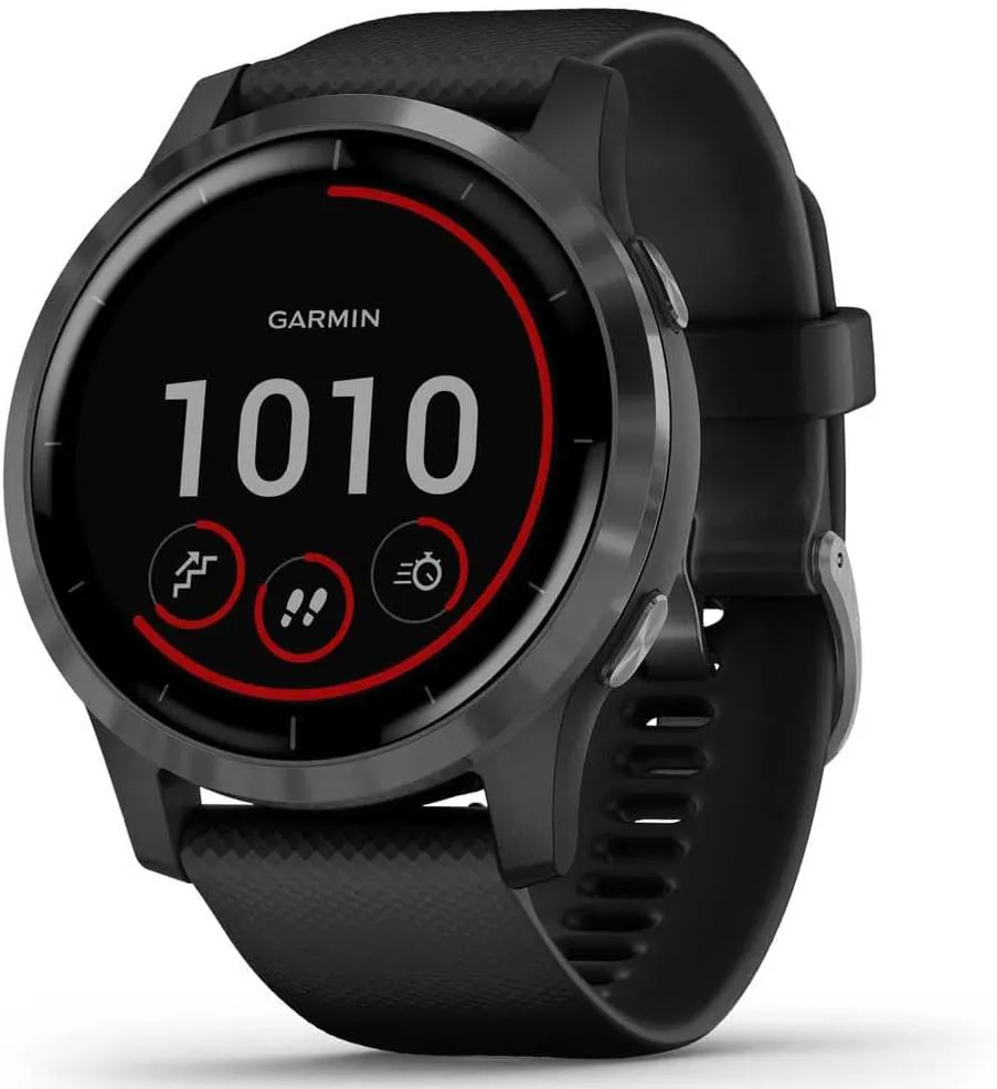 Bild von Garmin vívoactive 4 GPS Fitness Smartwatch in Schiefer/Grau mit Herzfrequenzmessung und 20 Sport-Apps