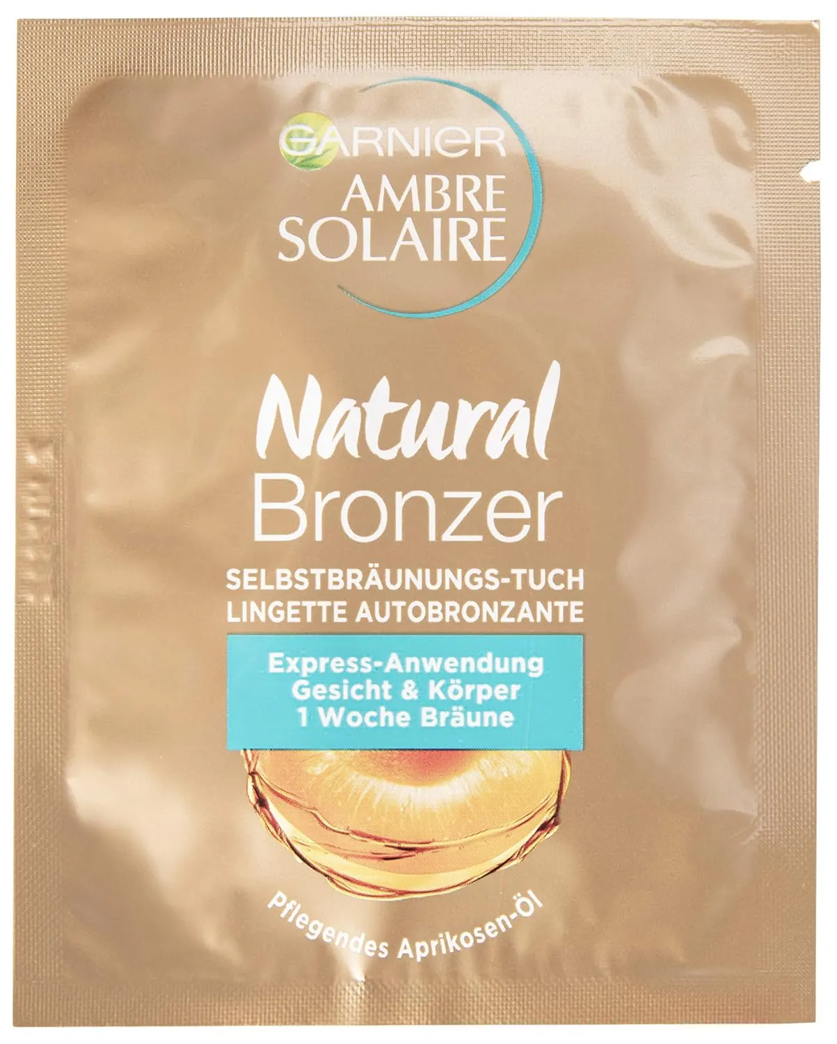 Bild von Garnier Ambre Solaire Selbstbräunungstücher mit Aprikosenkernöl, 15 Stück