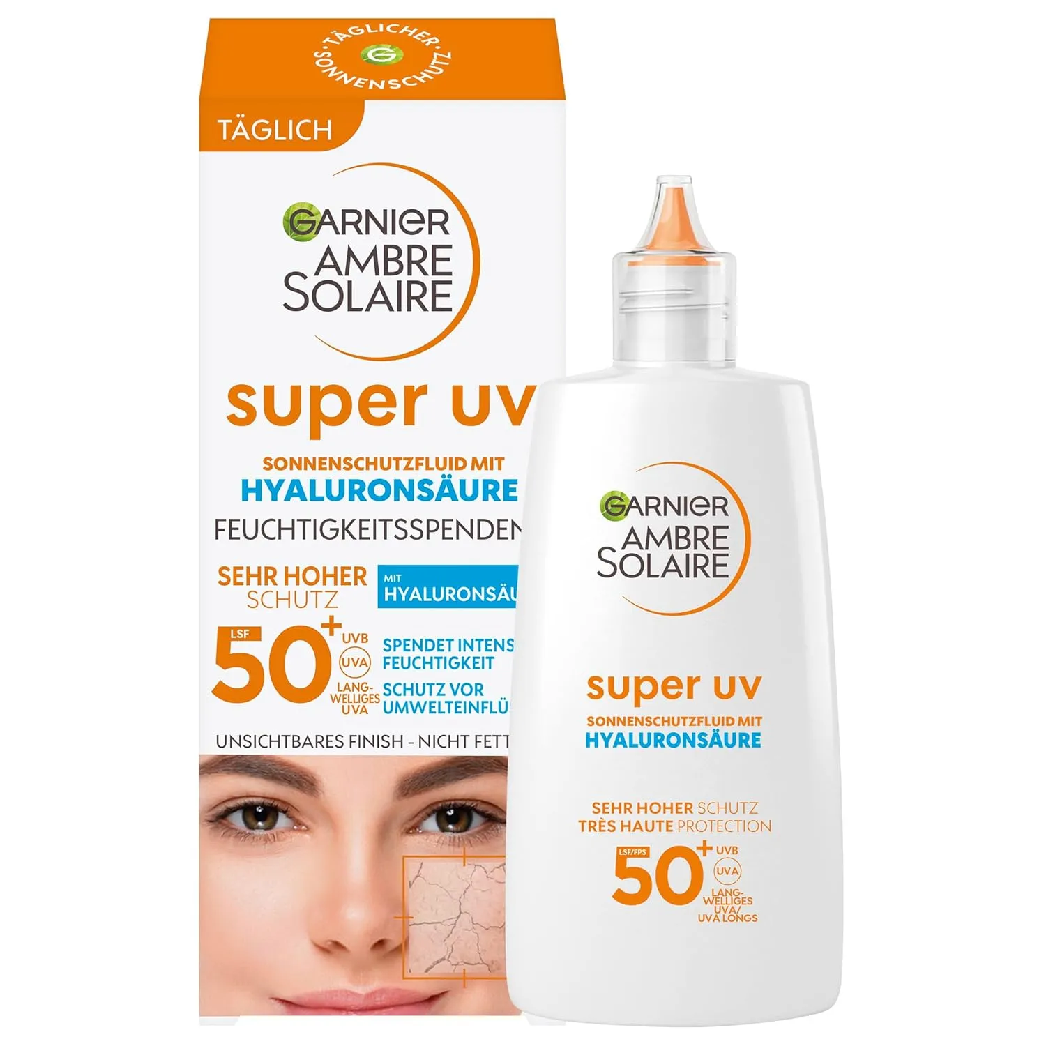 Bild von Garnier Ambre Solaire Sonnenschutzfluid mit LSF 50+, 40 ml