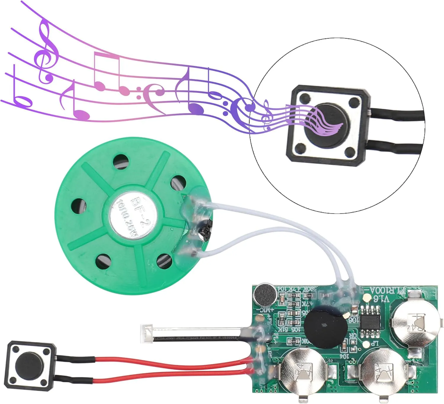 Bild von Garsent DIY Grußkartenmodul mit 4 Minuten Sprachaufzeichnung
