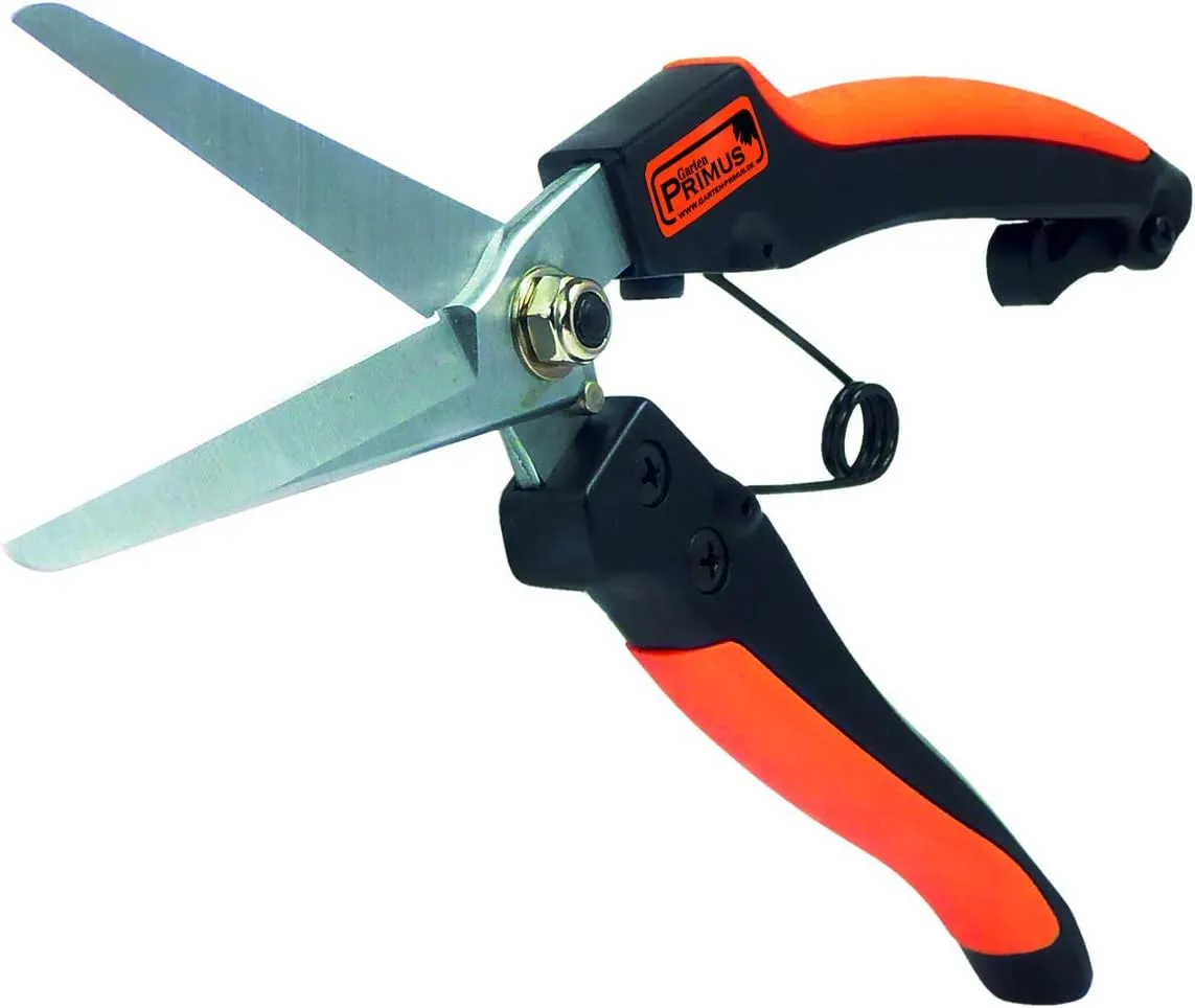 Bild von Garten Primus Gartenschere für Stauden und Kräuter in schwarz/orange, 23,1 x 4,5 x 2,1 cm, Artikelnummer 01050