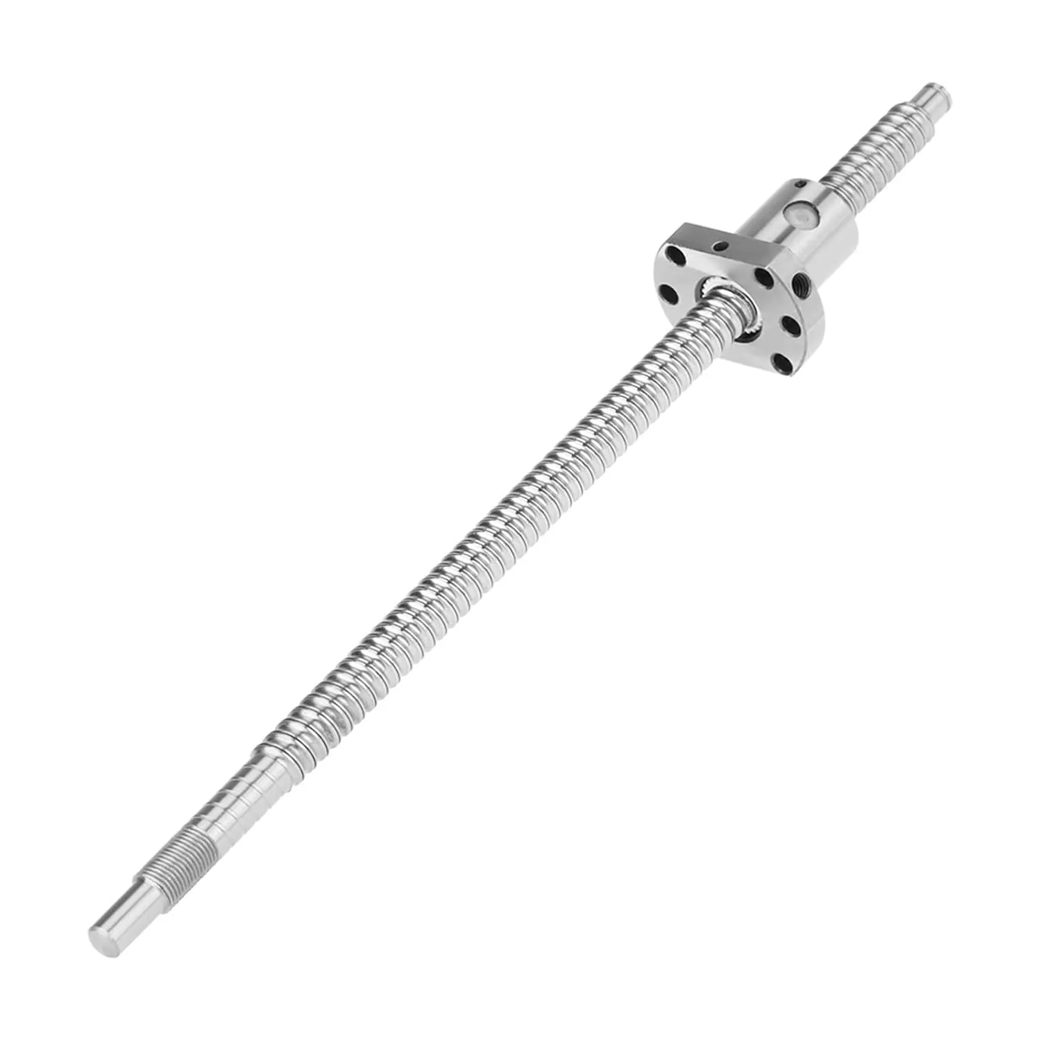 Bild von Gerollte Kugelmutter mit spielfreier Kugelumlaufspindel, 300 mm lang und 12 mm Schraubendurchmesser
