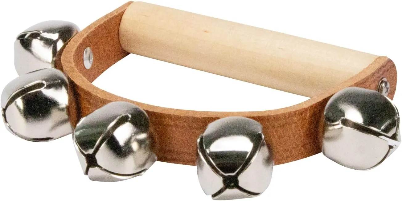 Bild von GICO 3852 Holzschellenkranz für Kinder mit 5 Schellen