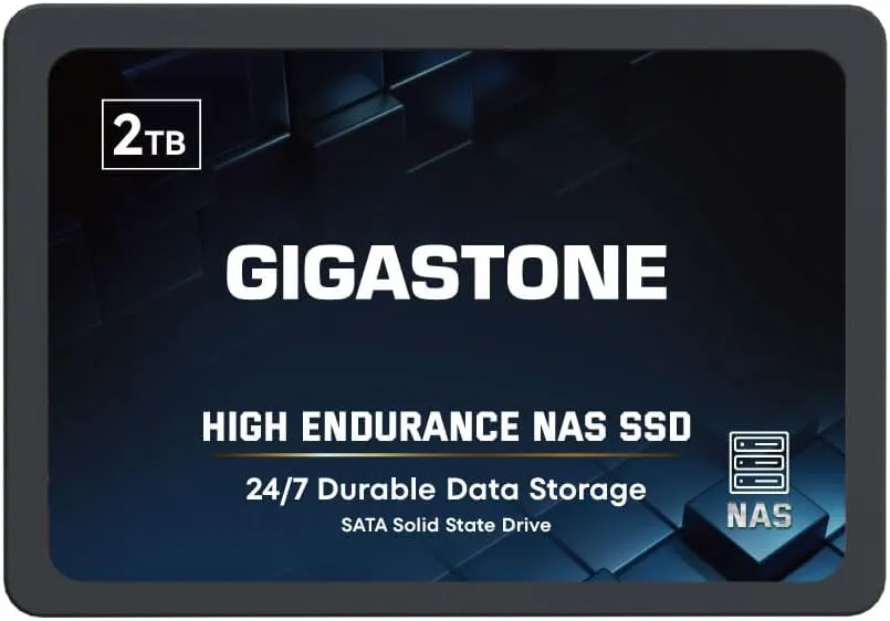Bild von Gigastone 2TB Enterprise SSD für NAS mit hoher Ausdauer und RAID Unterstützung