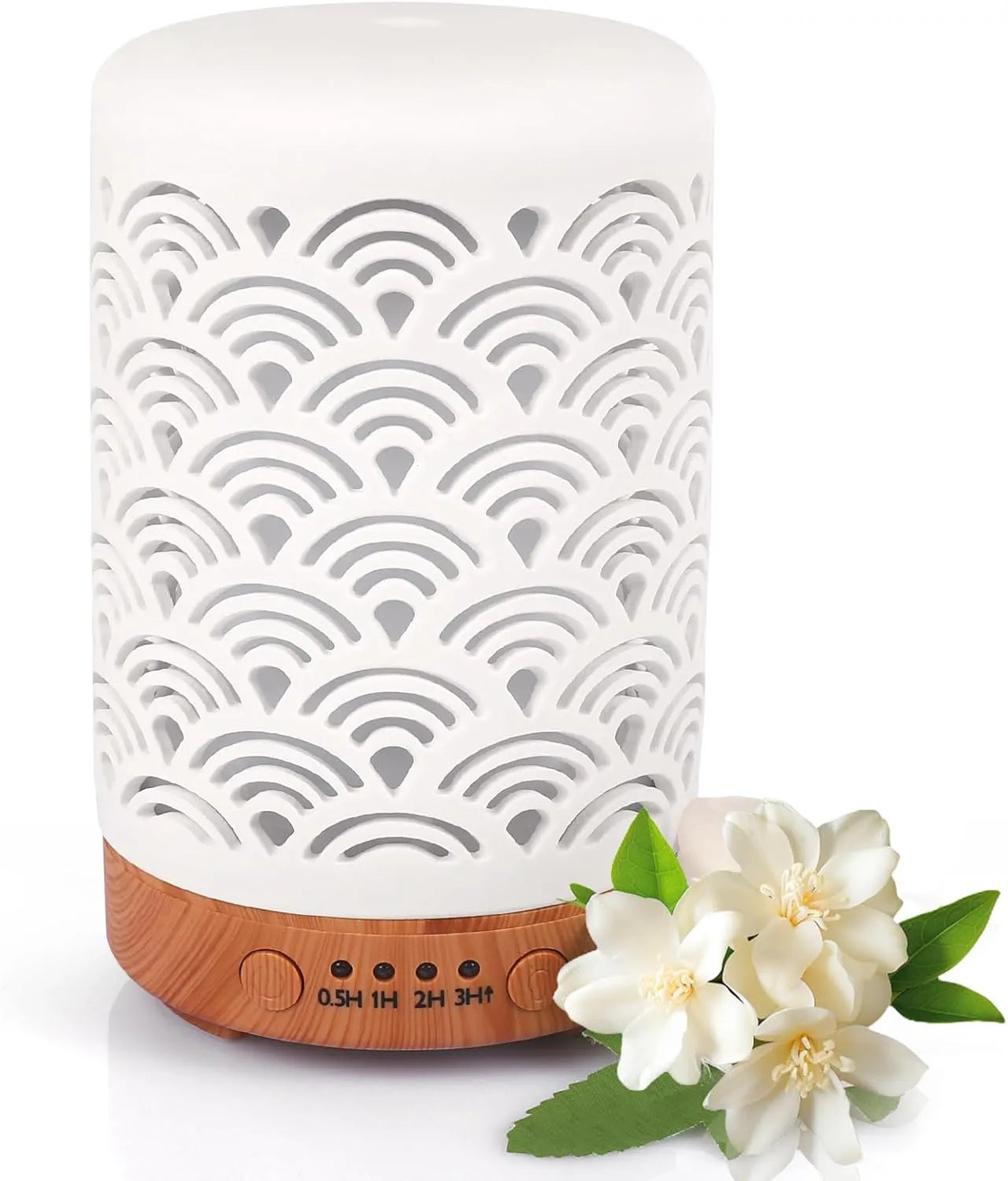 Bild von Glovios Aroma Diffuser mit 100 ml Kapazität und 7 Farben LED Beleuchtung