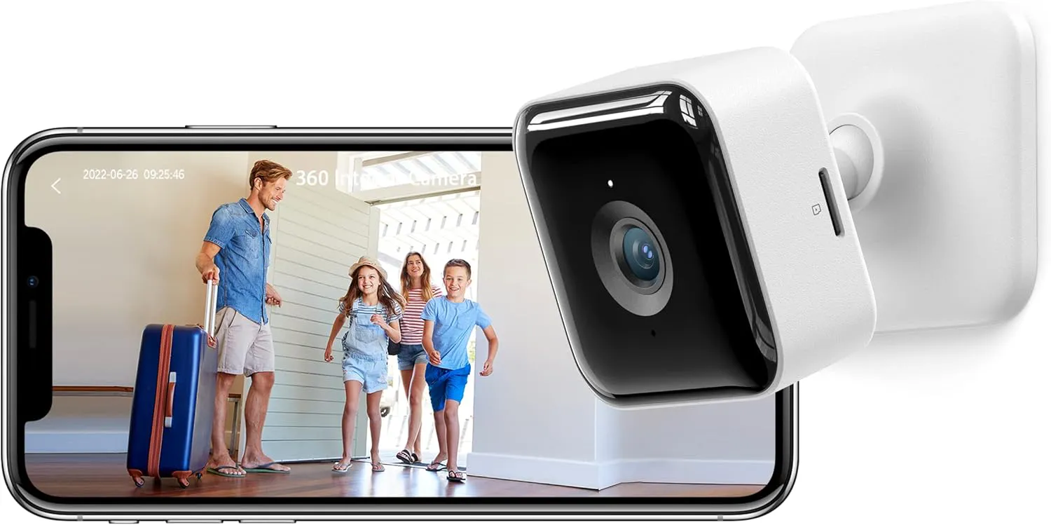 Bild von GNCC C2 WLAN Kamera für Innenräume mit 1080P Auflösung, verbesserter Nachtsicht, Echtzeitalarm und Zwei-Wege-Audio
