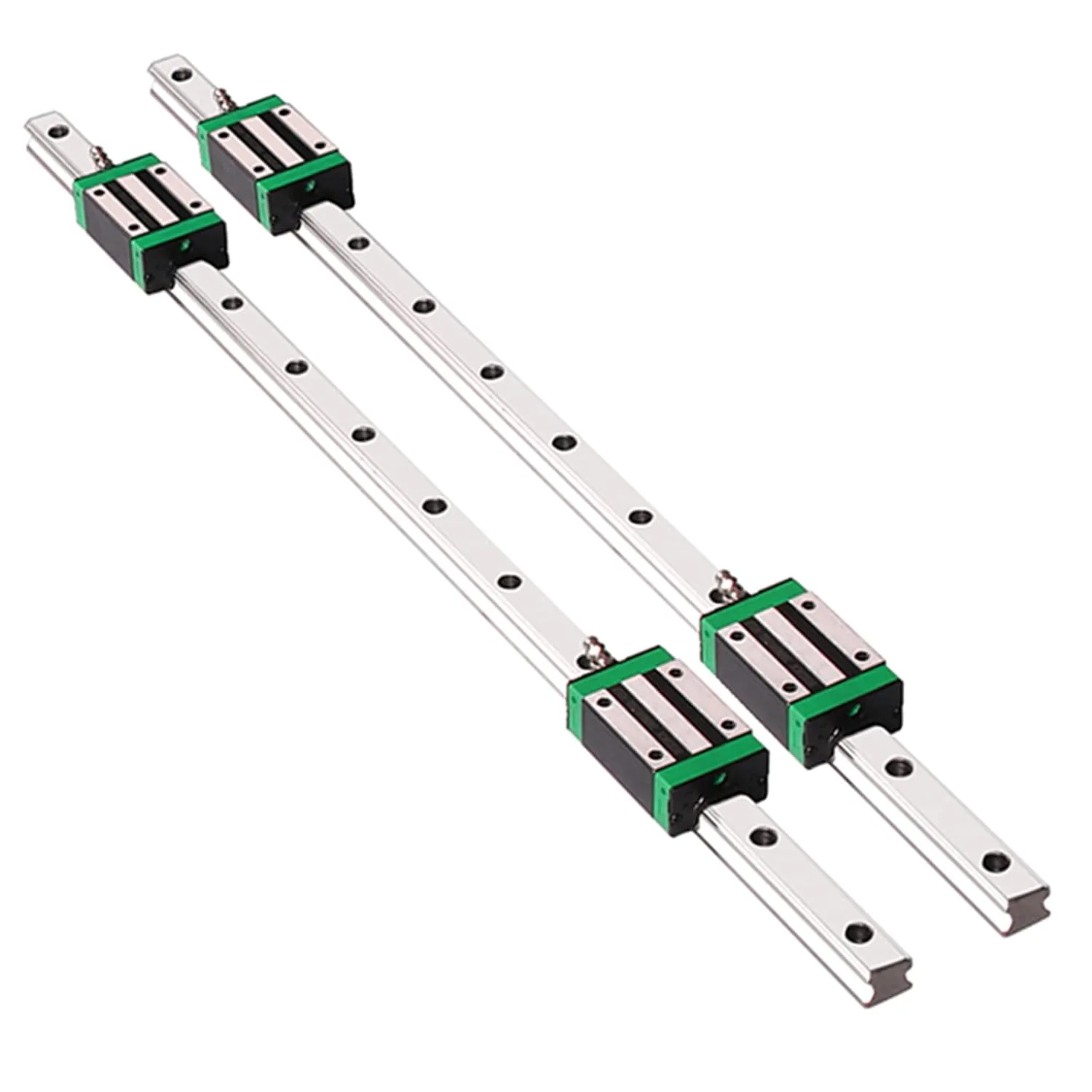 Bild von GooEquip HGR 20 Linearführung Set mit 2 Schienen und 4 Gleitblöcken für 3D Drucker und CNC Maschinen
