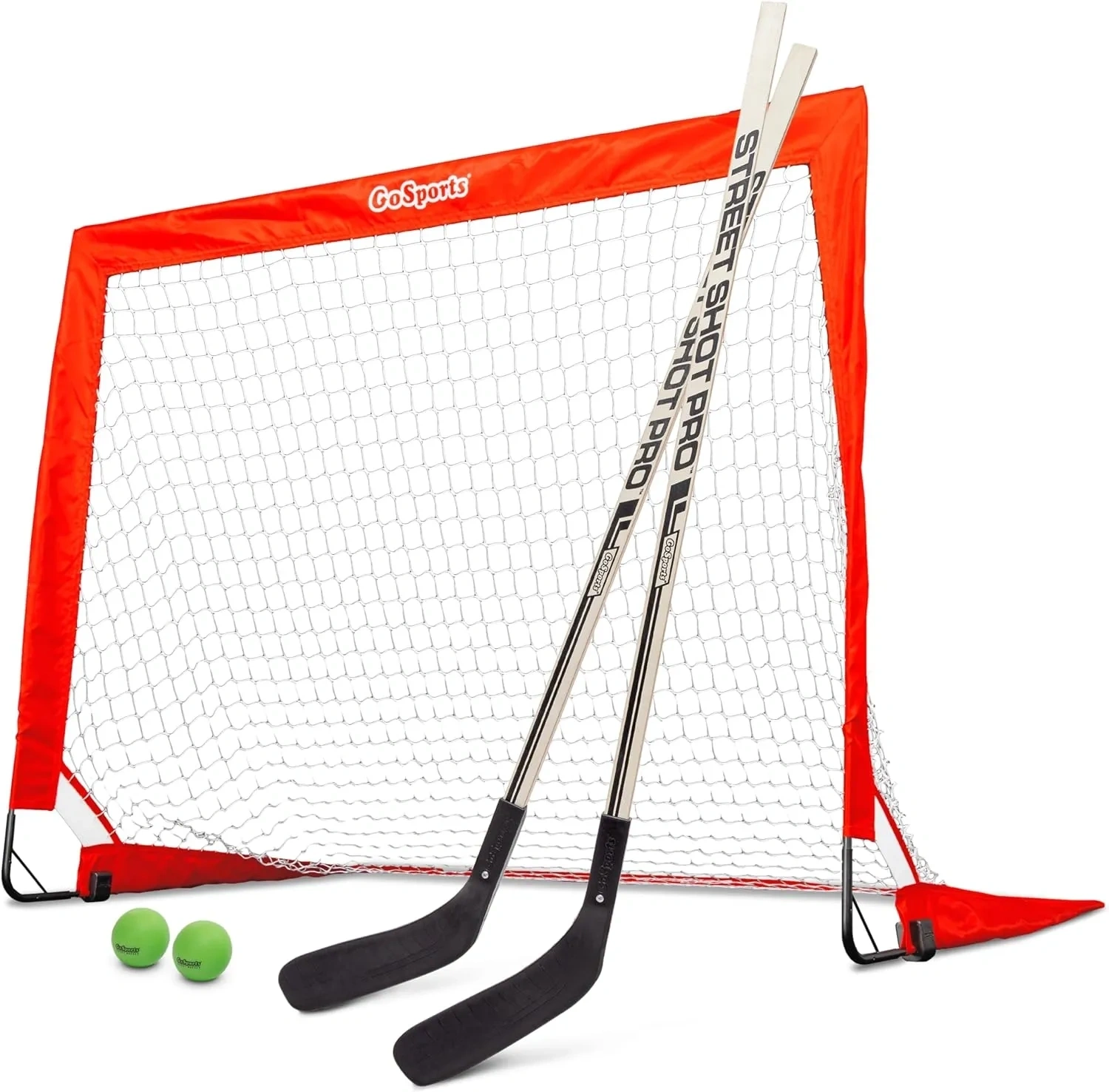 Bild von GoSports Straßenhockey Set mit Torset und Schlägern oder 2er-Pack Schläger