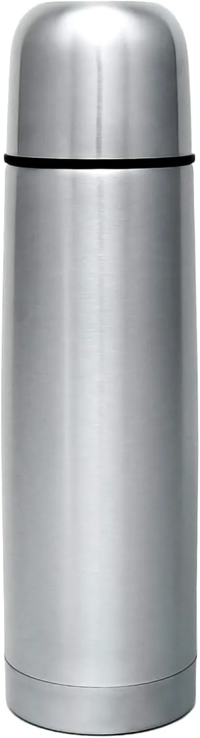 Bild von GRÄWE Isolierflasche aus Edelstahl mit 0,75 Litern und Becher, auslaufsicher und spülmaschinenfest