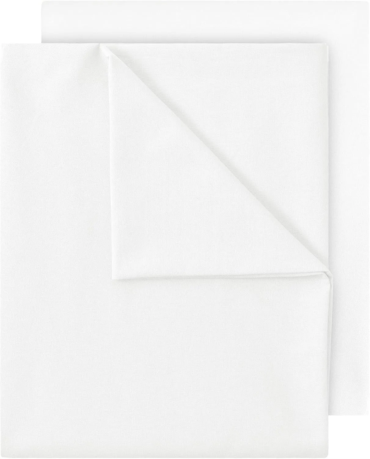 Bild von Green Mark Textilien 2er Pack Betttuch in Weiß 250x150 cm aus 100% Baumwolle