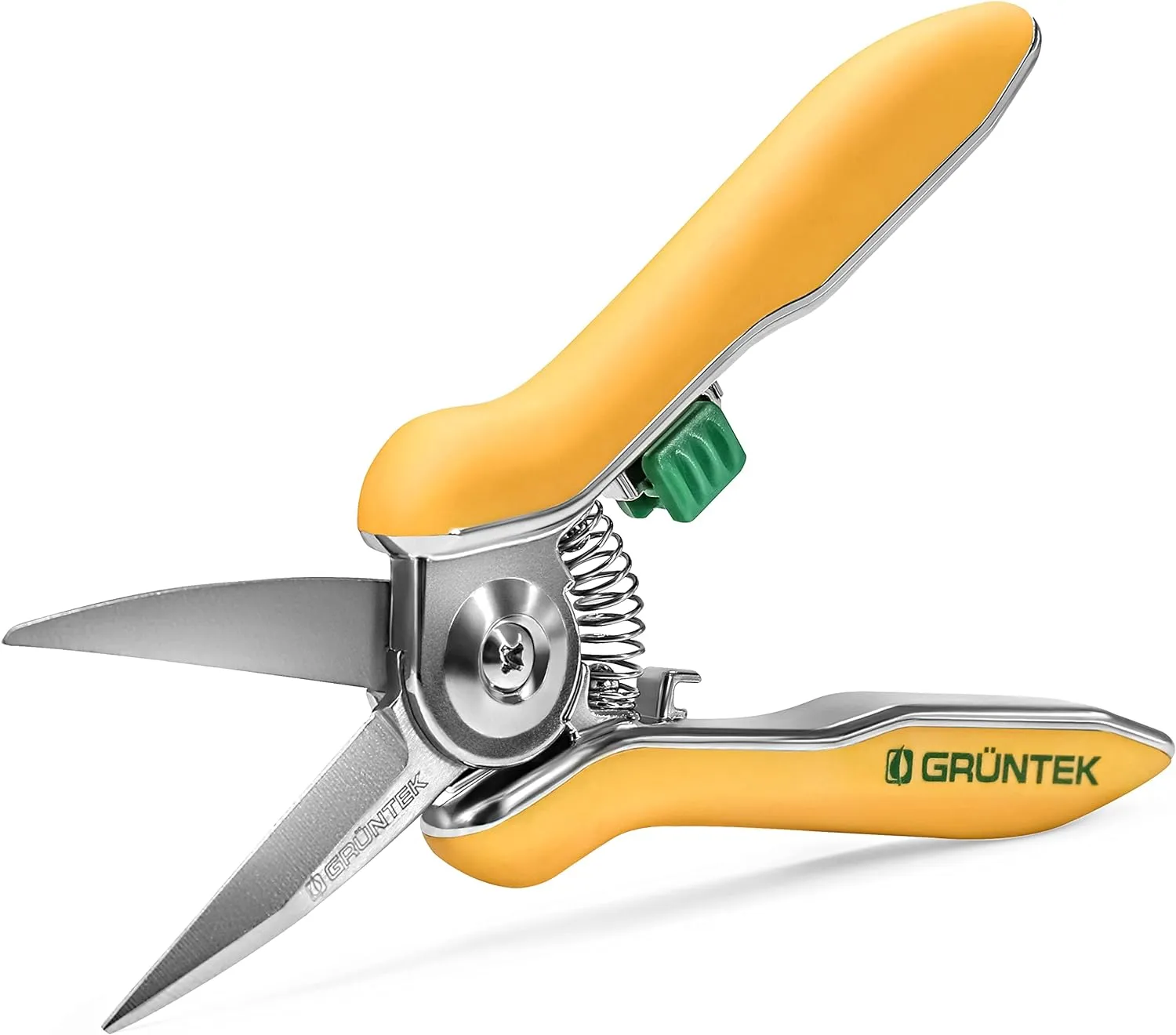 Bild von GRÜNTEK Colibri Rosen-Pflanzenschere mit 170 mm Edelstahlklingen und Soft-Touch Ergo-Griff