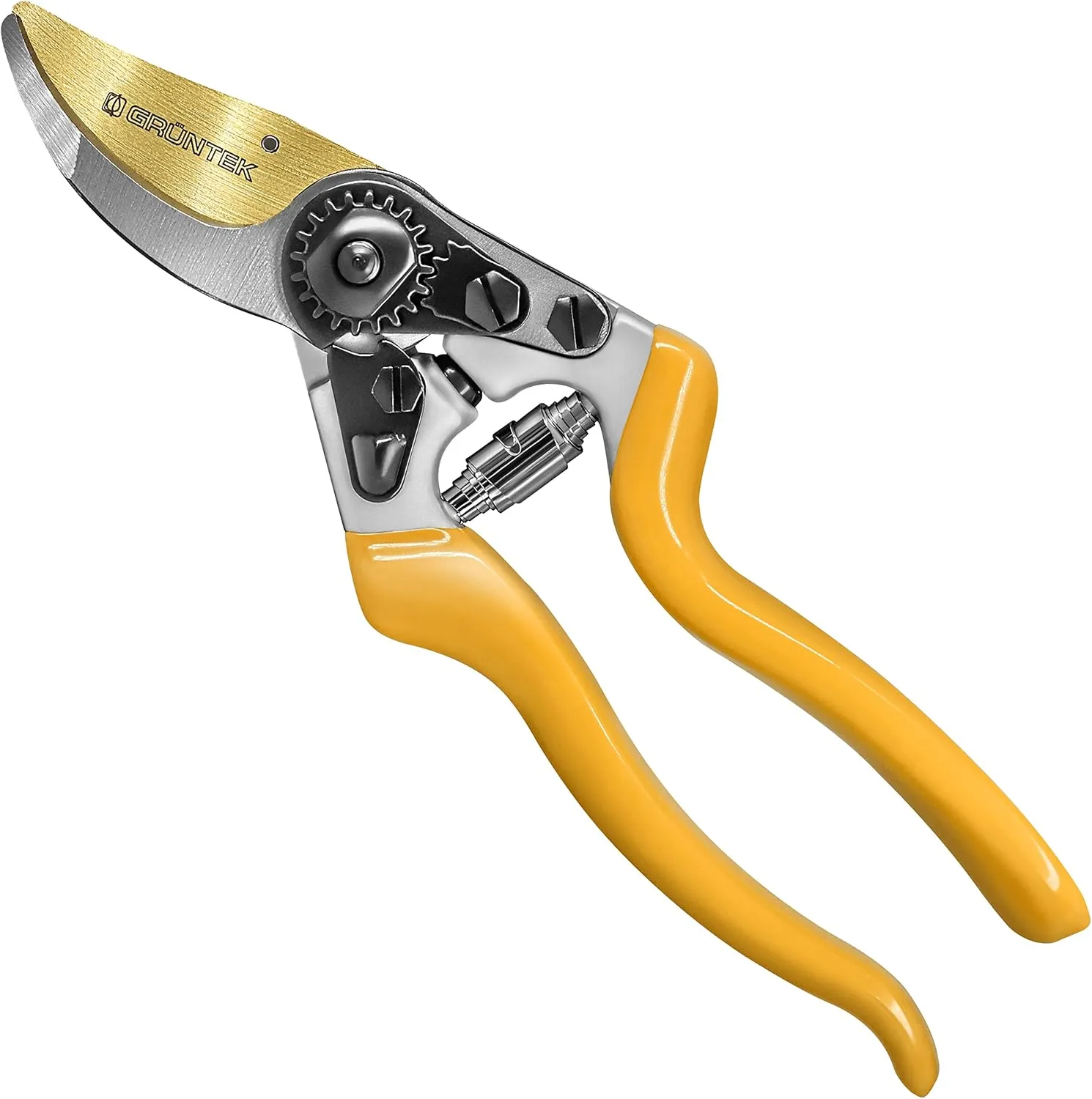 Bild von GRÜNTEK Z-25 Premium Gartenschere mit 215 mm Titan beschichteter SK5 Präzisionsklinge und ergonomischem Design
