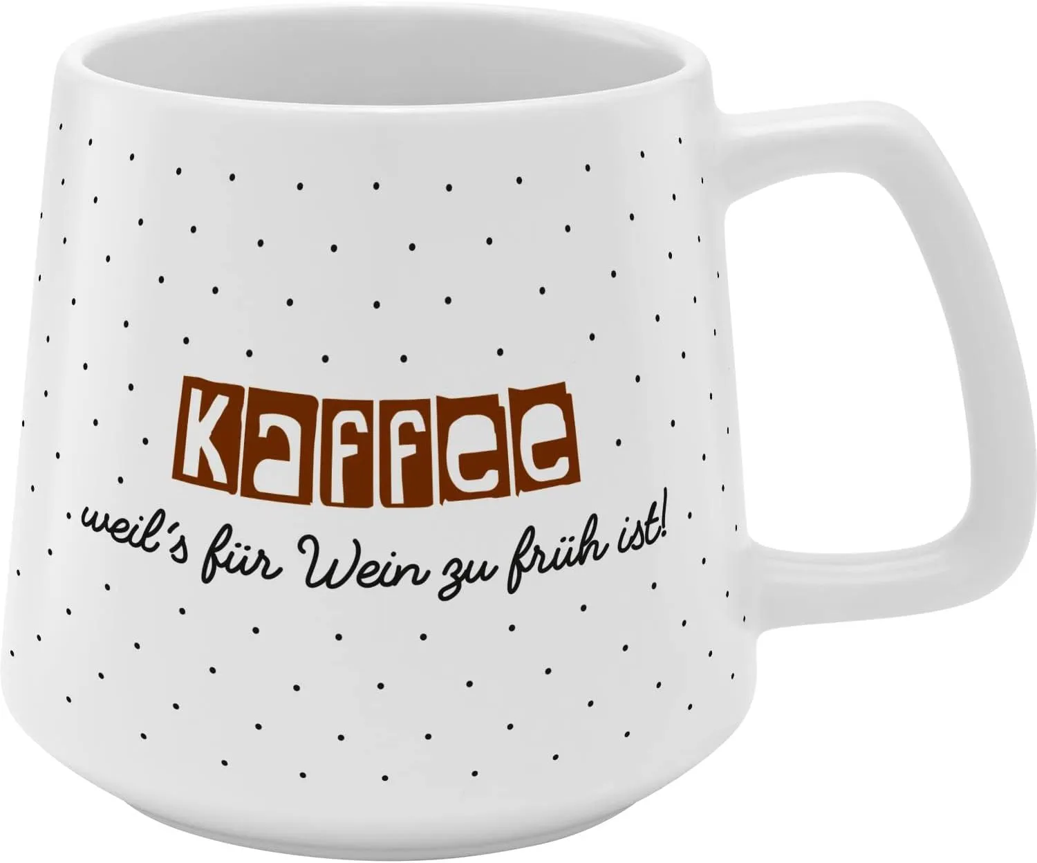 Bild von GRUSS & CO Tasse konisch Kaffee aus Steinzeug mit 43 cl Fassungsvermögen, mehrfarbig, Artikelnummer 48452