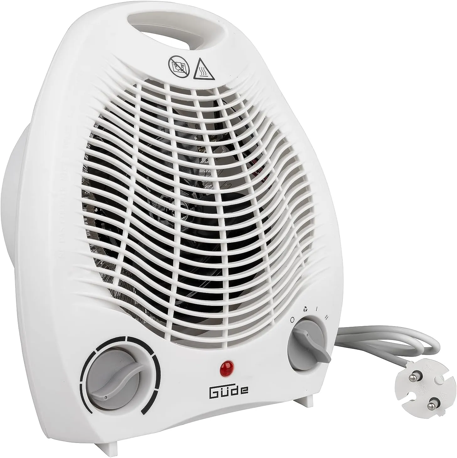 Bild von Güde 85175 Heizlüfter GH 2000 mit 2000 Watt Heizleistung und Ventilatorfunktion, stufenloser Thermostat und Überhitzungs- sowie Kippschutz