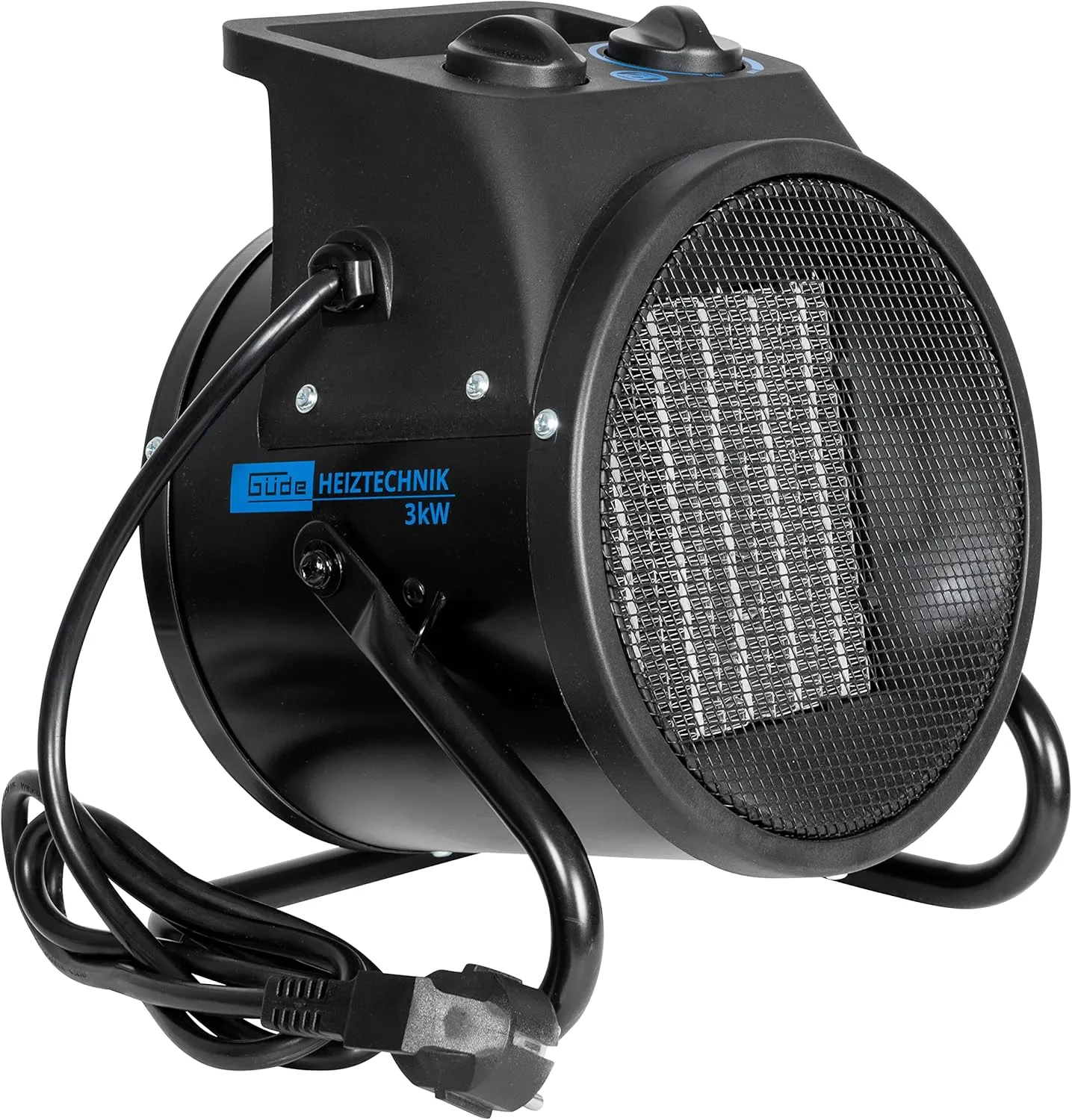 Bild von Güde Elektroheizer GEH 3000 P mit 3000 Watt Heizleistung, 2 Heizstufen, Ventilatorfunktion und Überhitzungsschutz