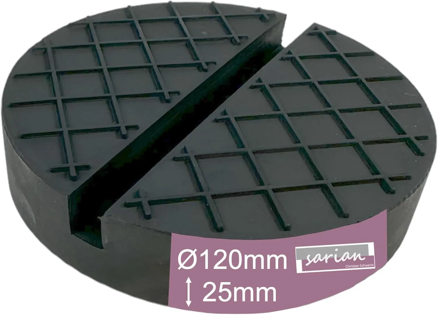Bild von Gummiauflagen für Reifenwechsel in über 50 Varianten, geeignet für Rangierwagenheber und Unterstellböcke, mit einer Größe von 120x25 mm