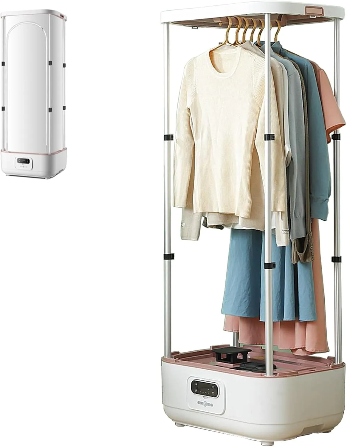 Bild von Guoyjmm Mini Dampfbügelmaschine mit Fernbedienung und Trockenbeutel für Reisen und Zuhause