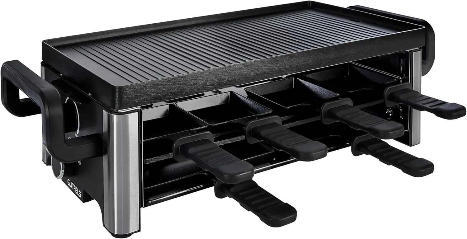 Bild von GUTFELS Raclette Grill 4030 für 8 Personen mit 2100 Watt und Antihaftbeschichtung