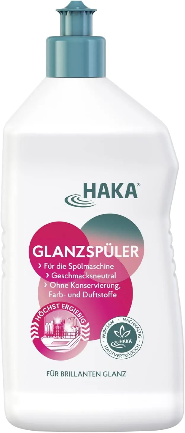 Bild von HAKA Glanzspüler Klarspüler für die Spülmaschine 750 ml vegan ohne Duftstoffe