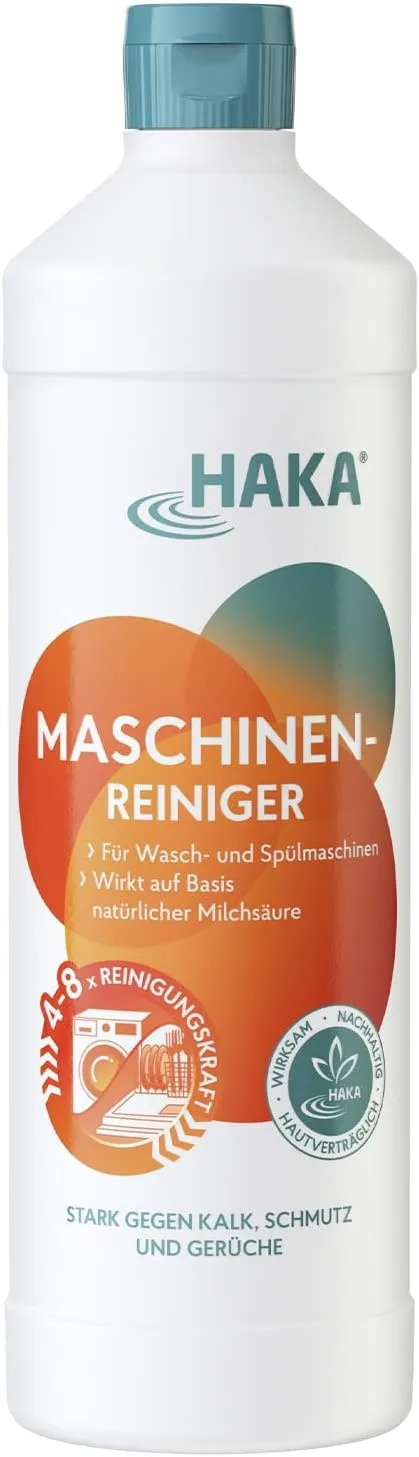 Bild von HAKA Maschinenreiniger für Geschirrspüler und Waschmaschine, 1 Liter gegen Kalk und Gerüche