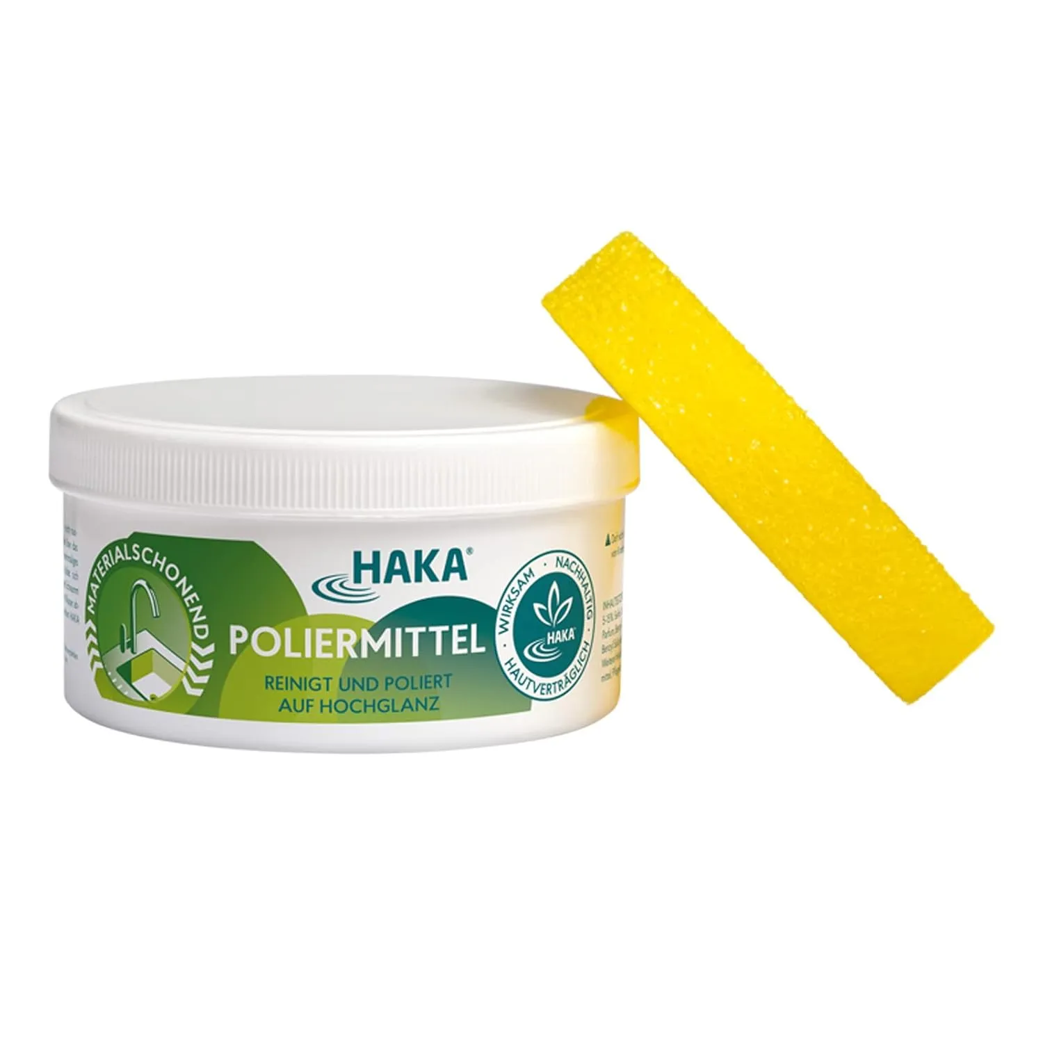 Bild von HAKA Poliermittel 300 g für Kunststoff, Schmuck und Metalle mit langanhaltendem Wasser-Abperl-Effekt