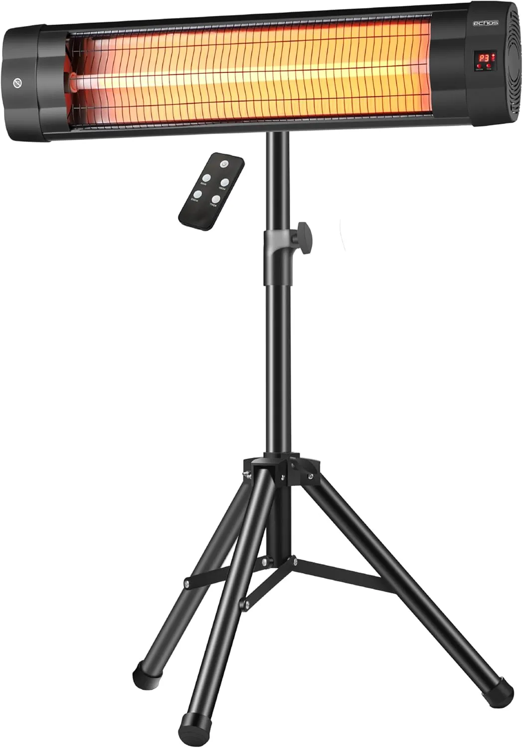 Bild von Heizstrahler Karbon 1500 Watt mit Fernbedienung und 24h Timer