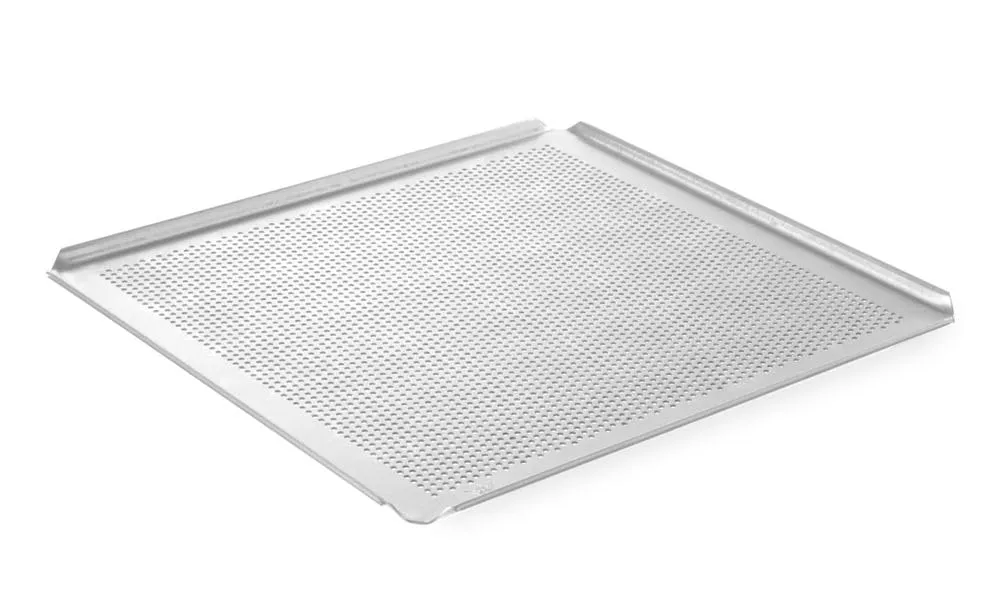 Bild von HENDI perforiertes Backblech GN2/3 aus Aluminium mit 4 Aufkantungen, 354x325x10 mm