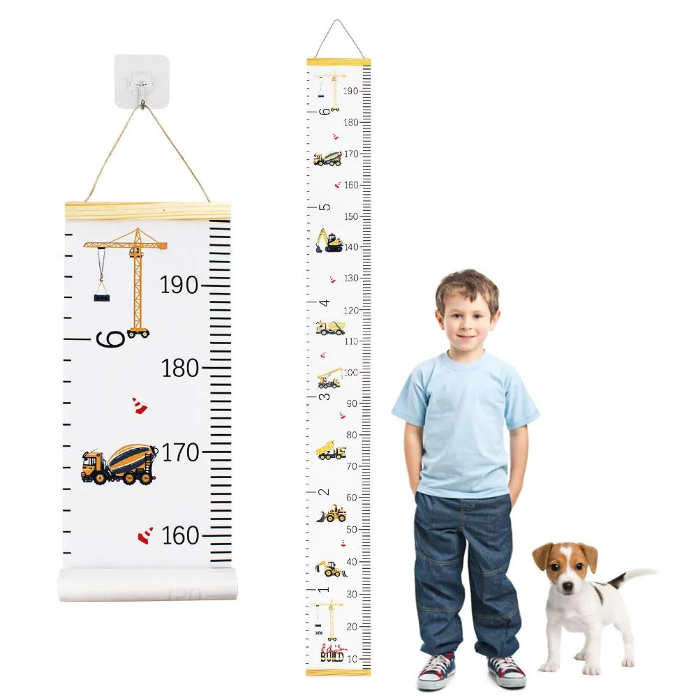 Bild von Heqishun Messlatte für Kinder zur Wanddekoration und Wachstumsmessung, tragbar und ideal als Geschenk