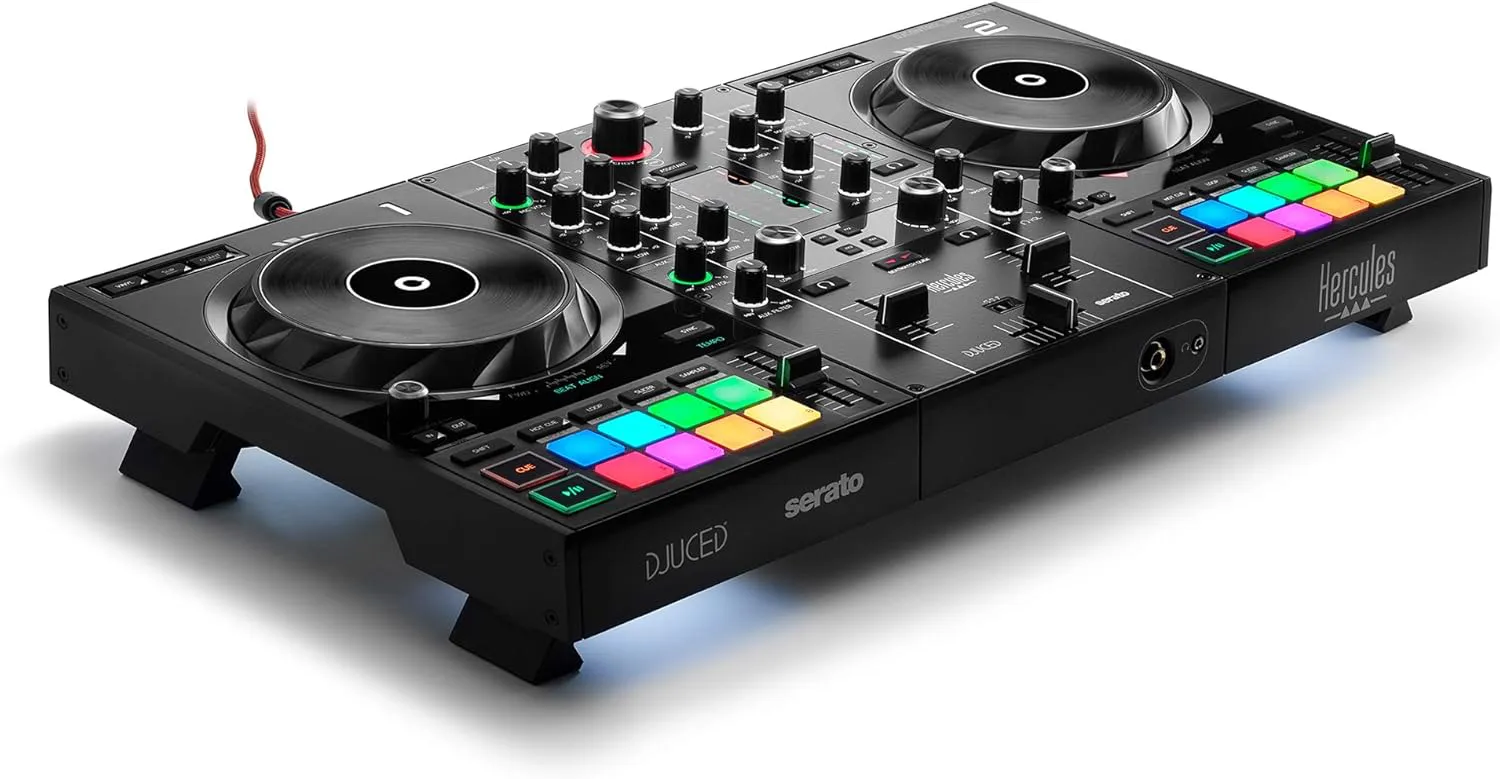 Bild von Hercules DJControl Inpulse 500 2-Deck USB DJ-Controller für Serato DJ Lite und DJUCED
