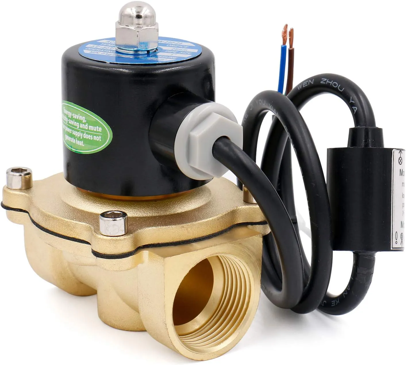 Bild von Heschen Magnetventil 2W-250-25J PT1 Zoll AC220V für Wasser und Gas, normalerweise geschlossen