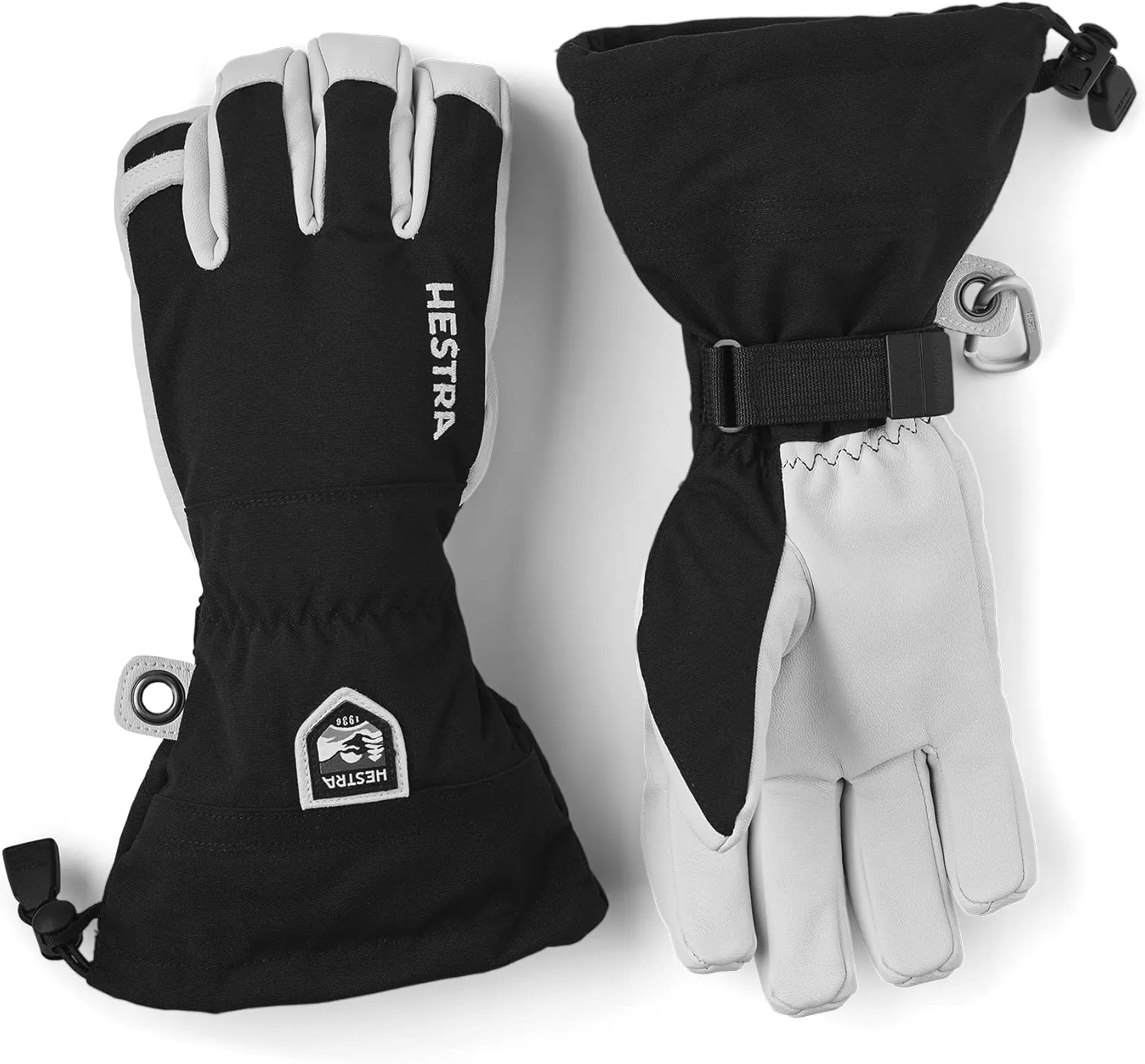 Bild von Hestra Ski-Handschuhe aus Armee-Leder mit Stulpe