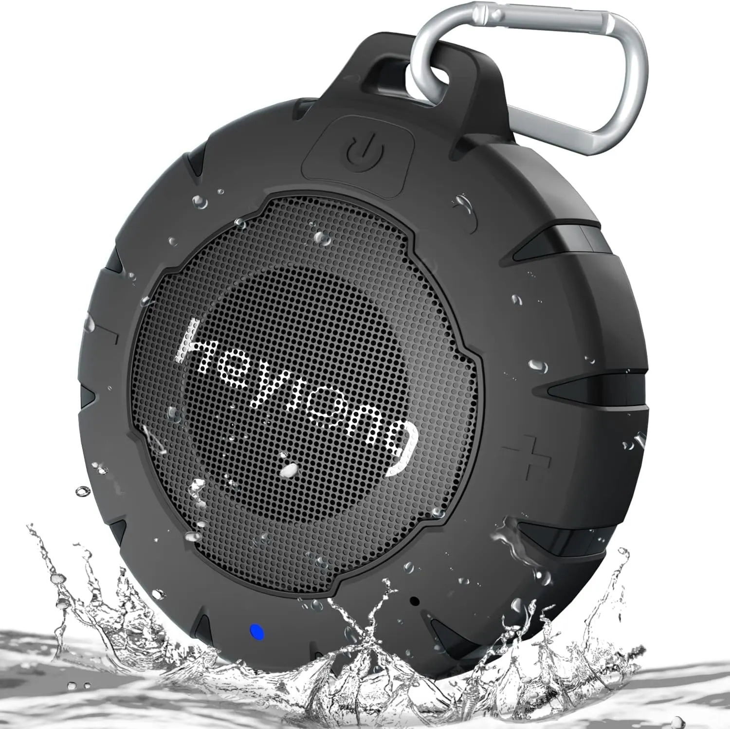 Bild von HEYSONG Bluetooth Lautsprecher für die Dusche, tragbar und wasserdicht mit Stereo Surround Sound und Freisprechfunktion, ideal für Outdoor-Aktivitäten wie Kajakfahren und Camping