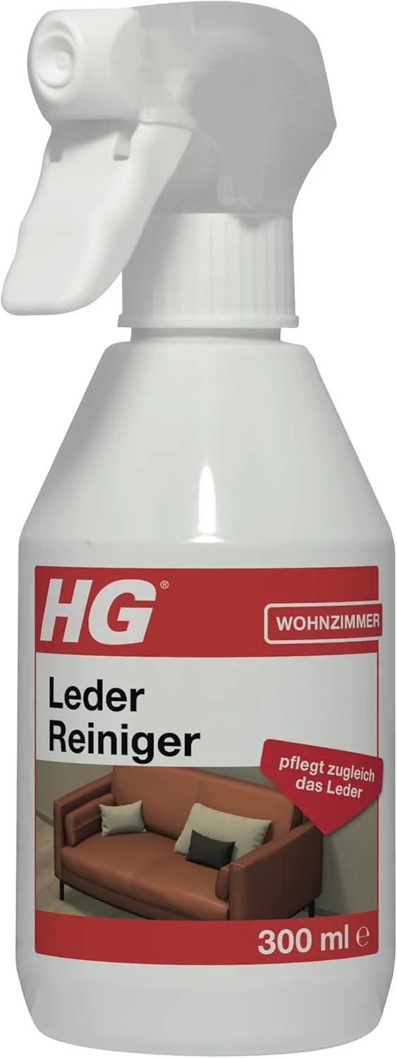 Bild von HG Leder Reiniger mit 2x300 ml zur schnellen und einfachen Pflege und Reinigung von Leder