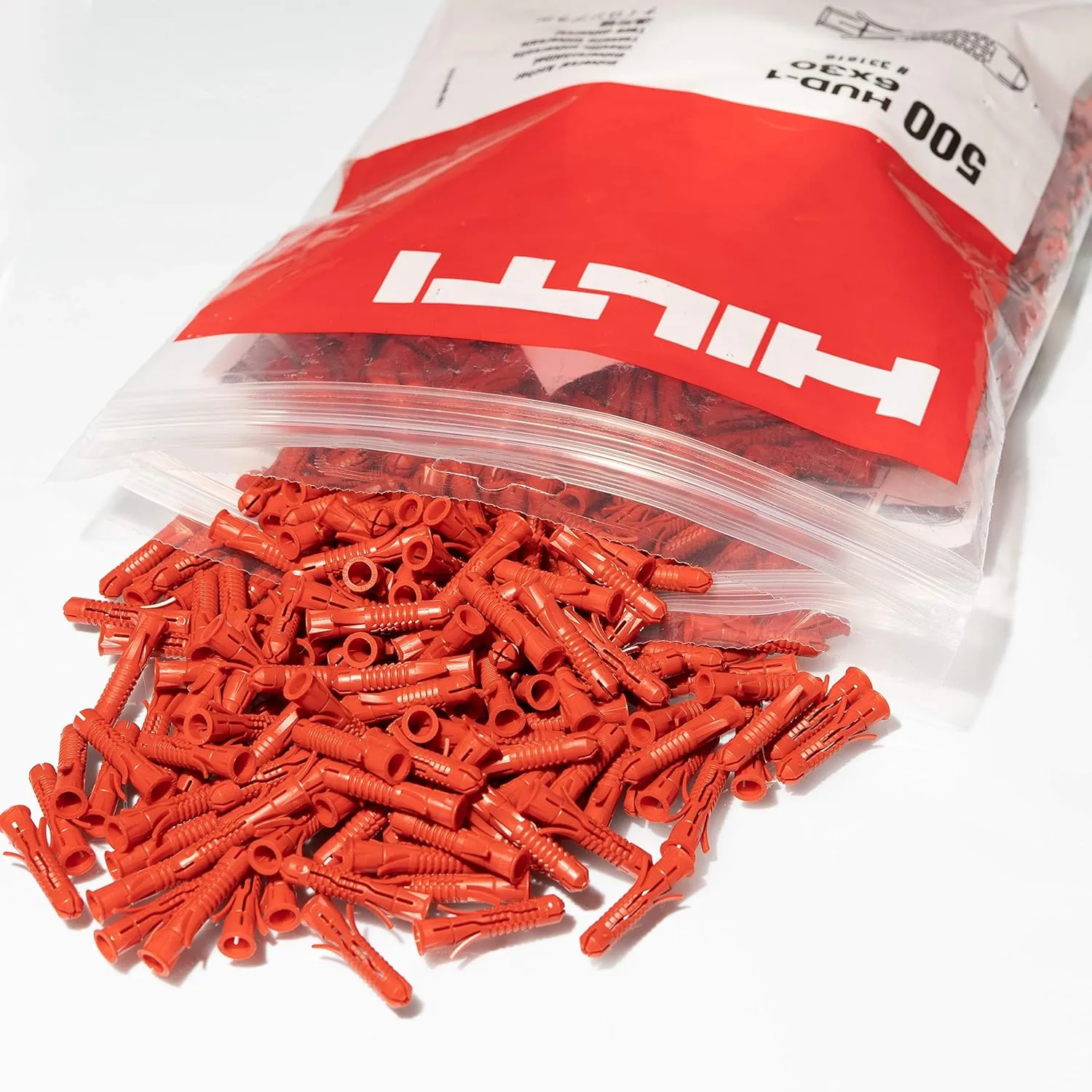 Bild von Hilti HUD Universaldübel Set mit 500 Stück in den Größen von 5 mm bis 12 mm