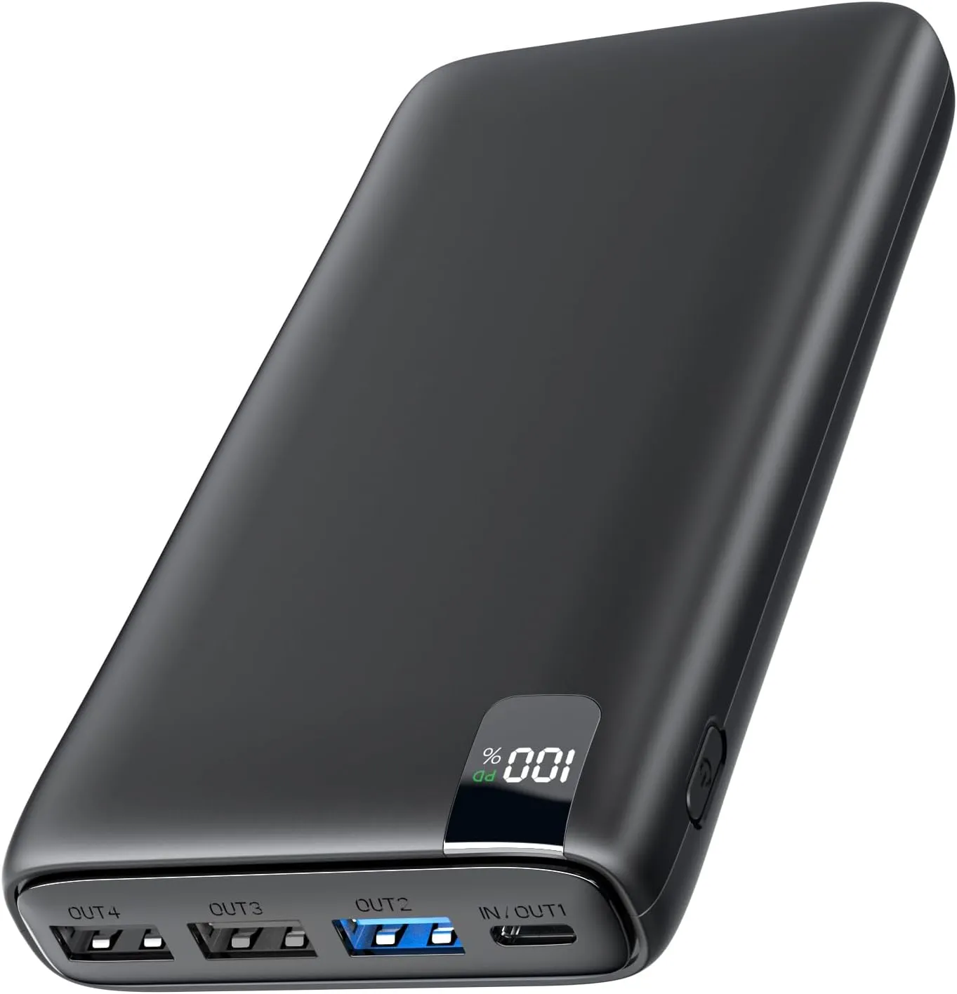 Bild von Hiluckey Powerbank mit 27000mAh und 22,5W Schnellladefunktion, tragbar mit LED Display, kompatibel mit Smartphones und Tablets