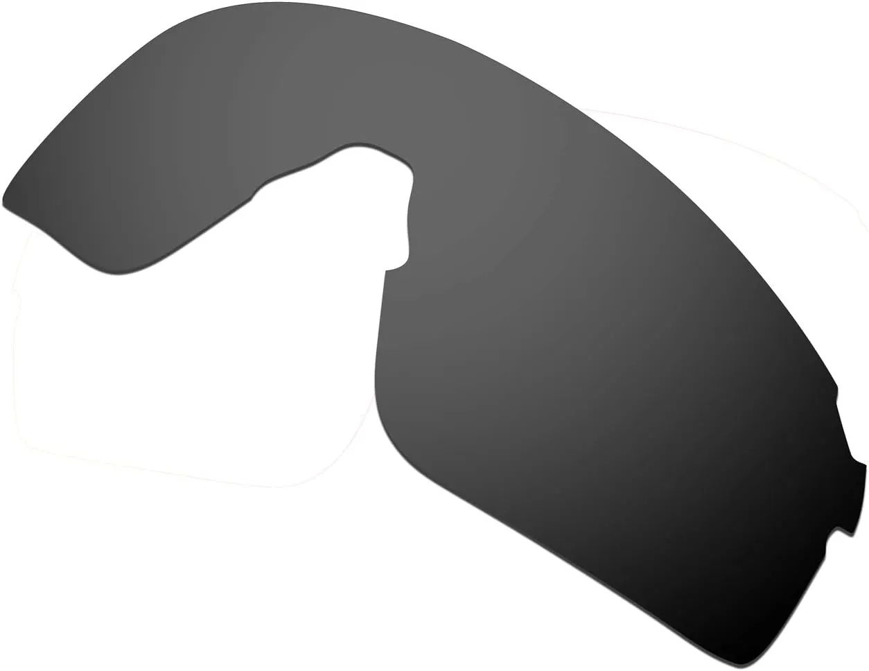 Bild von HKUCO Ersatz-Brillengläser für Oakley EV/Zero Blades Sonnenbrille in Schwarz, polarisiert