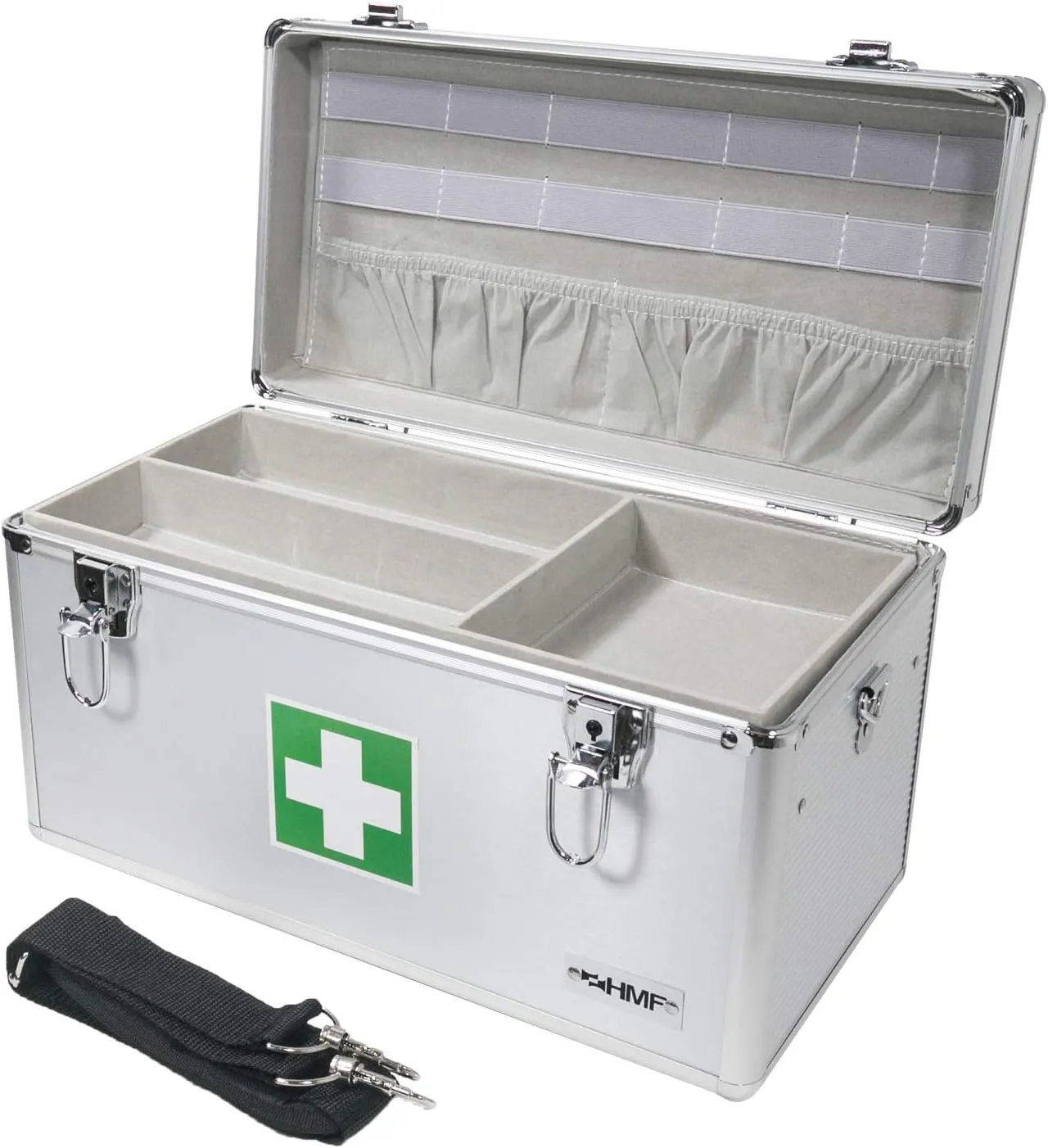 Bild von HMF Medizinkoffer 14701-09 mit Tragegriff, Maße 40 x 22,5 x 20,5 cm