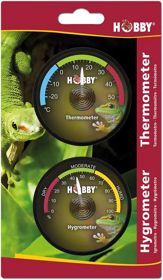 Bild von Hobby Hygrometer und Thermometer für Terrarien