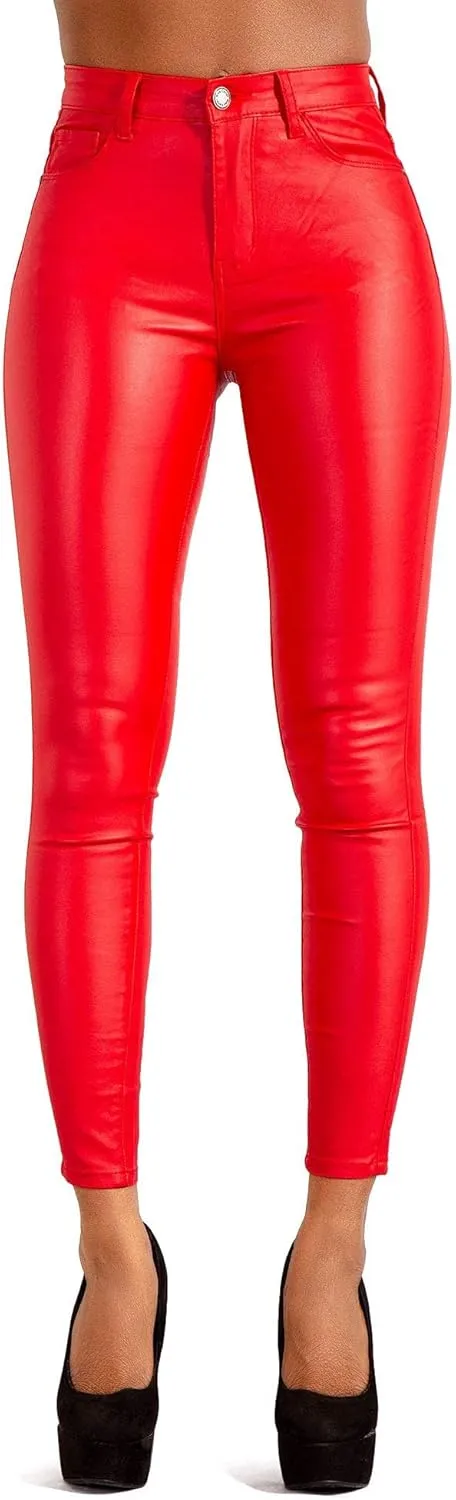 Bild von Hochwertige Damenhose aus Kunstleder