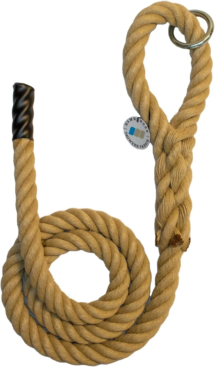 Bild von Hochwertiges Kletterseil aus Polyhanf mit 2 Metern Länge und 30 mm Durchmesser