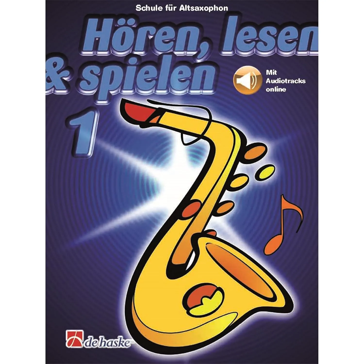 Bild von Hören Lesen und Spielen 1 Altsaxophon mit Online Audio