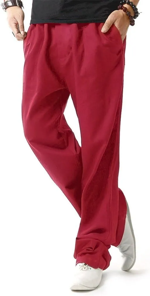 Bild von HOEREV Herren Leinen Strandhose